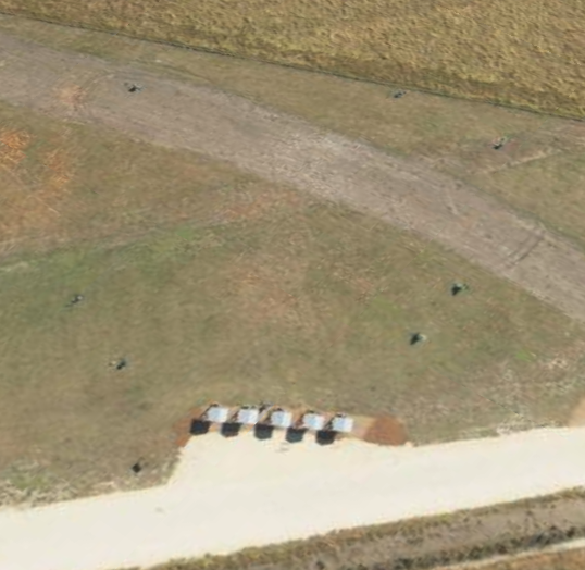 Aerial view of Meadows 5-Stand course at Staccato Ranch